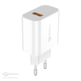 Ładowarka sieciowa Foneng EU46 18W, 1x USB, QC 3.0 + Kabel USB Lightning