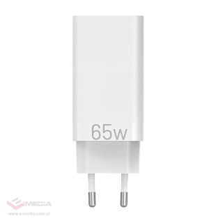 Ładowarka sieciowa GaN 2xUSB-C+ USB-A Vention FAAW0-EU 2.4A PD 65W/30W/30W biała