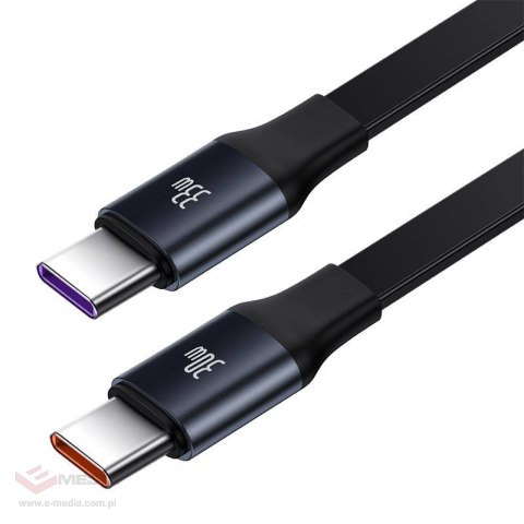 Ładowarka samochodowa Baseus Enjoyment z kablami USB-C, 33W (czarna)