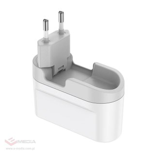 Ładowarka sieciowa Budi 326TQE, 2xUSB-A, 2xUSB-C, 40W (biały)