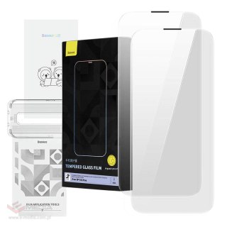 Szkło hartowane Baseus Corning do iPhone 14 Pro z filtrem przeciwpyłowym