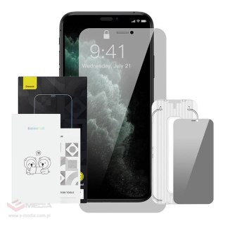 Szkło hartowane Baseus Crystal Privacy Protection 0.3mm do iPhone X/XS