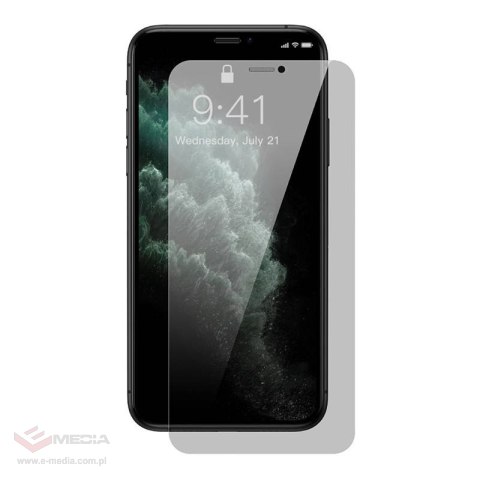 Szkło hartowane Baseus Crystal Privacy Protection 0.3mm do iPhone X/XS