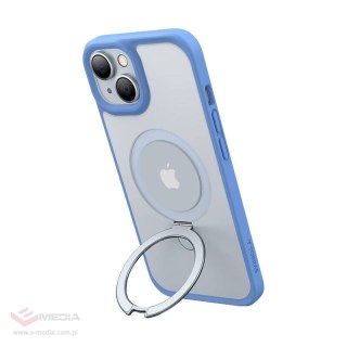 Etui Torras Ostand Matte do iPhone 15 (niebieski navy)