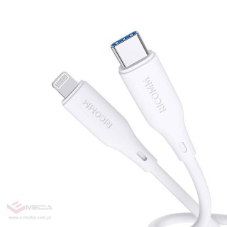 Kabel USB-C do Lightning Ricomm RLS004CLW 1.2m