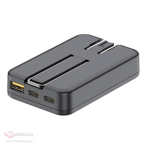 Ładowarka bezprzewodowa 2xUSB-C/30W 1xUSB-A/18W Budi, Magsafe 15W