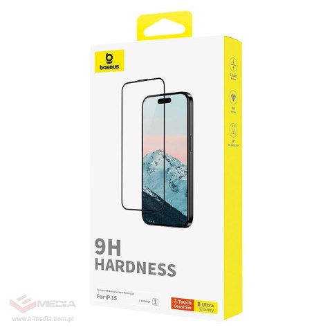 Szkło hartowane 0.3mm Baseus Diamond do iPhone 15