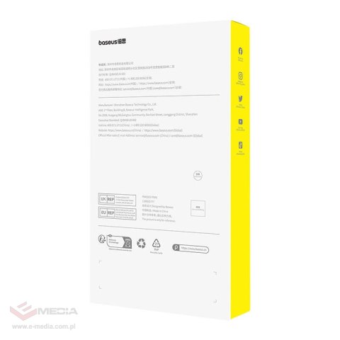 Etui Baseus SkyRing Magnetic ze stojakiem dla iP 15 Pro + szkło hartowane i zestaw czyszczący (czarny)