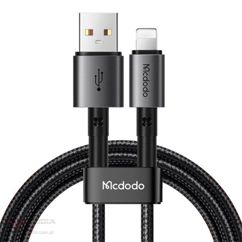 Kabel USB do lightning Mcdodo CA-3581, 3A, 1.8m (czarny)