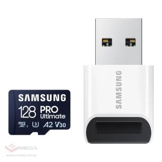 Karta pamięci Samsung microSDXC PRO Ultimate 128GB 200 MB/s UHS-I/U3 (MB-MY128SB/WW)