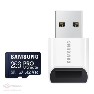 Karta pamięci Samsung microSDXC PRO Ultimate 256GB 200/130 MB/s UHS-I/U3 (MB-MY256SB/WW)