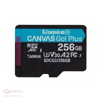 Karta pamięci microSD 256GB Kingston Canvas Go Plus