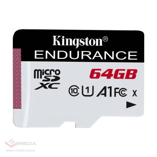 Karta pamięci microSD 64GB Kingston 95/30MB/s C Endurance