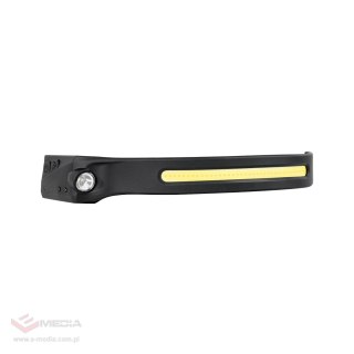 Latarka czołowa akumulatorowa (5W COB+ 3W Led) - opaska