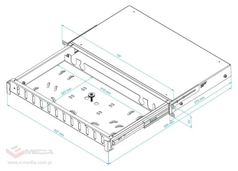 PRZEŁĄCZNICA ŚWIATŁOWODOWA TFDP-19-1U-12D-SC-G STALFLEX