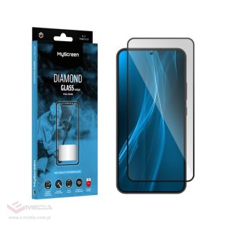 Szkło ochronne MyScreen DIAMOND GLASS LITE edge FULL GLUE czarne Samsung Galaxy S22/S23