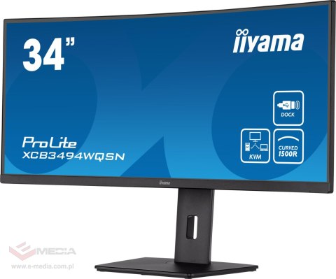 Monitor LED IIYAMA XCB3494WQSN-B5 34 cale VA KVM