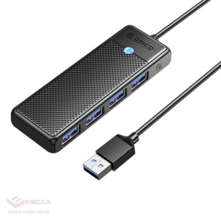 Adapter Hub Orico PAPW4A USB do 4x USB 3.0 (czarny)