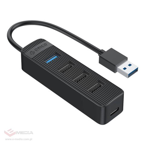 Adapter Hub Orico USB do USB 3.0 + 3x USB 2.0 (czarny)