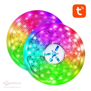 Inteligentna taśma WiFi RGB LED NiteBird SL3 (2x5m), Tuya