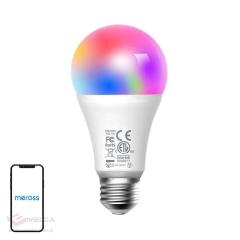 Inteligentna żarówka LED WiFi MSL120 Meross (HomeKit) Inteligentna żarówka LED WiFi MSL120 Meross (HomeKit)