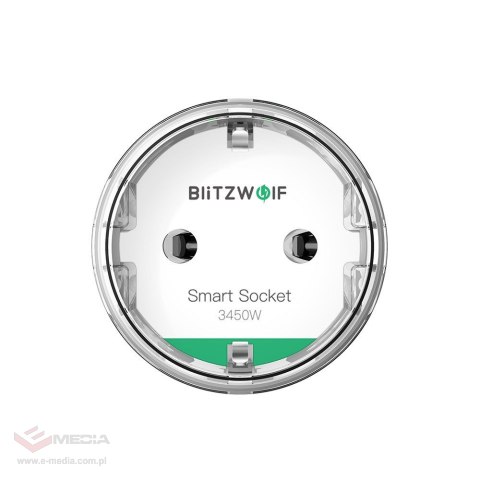 Inteligentne gniazdko Blitzwolf BW-SHP6 Pro,WiFi, 15A, 3450W