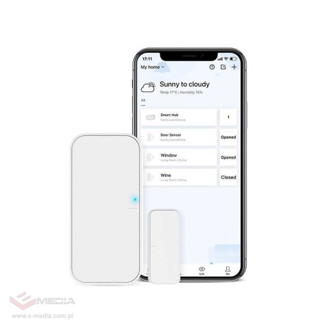 Inteligentny czujnik do drzwi BroadLink (zestaw z Hub S3)