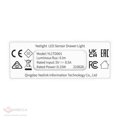 Lampka do szuflady z czujnikiem ruchu Yeelight LED Sensor Drawer Light (4szt)