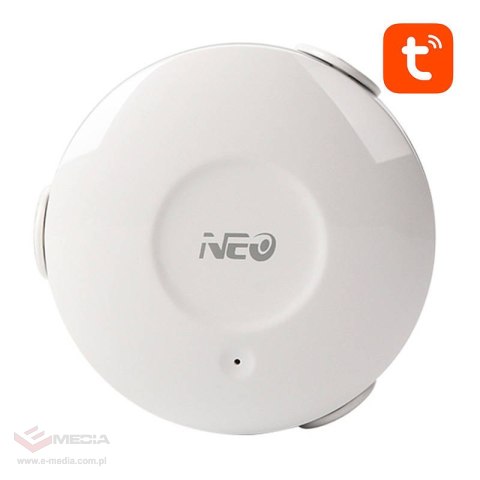 Inteligentny Czujnik Zalania NEO NAS-WS02W Sensor Wody, WiFi TUYA