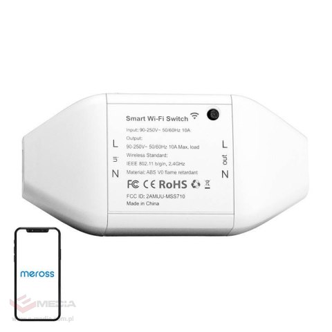 Inteligentny przełącznik WiFi Meross MSS710-UN (Non-HomeKit)