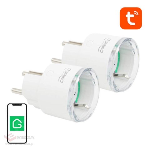 Inteligentne gniazdko WiFi Gosund SP111 3680W 16A, Tuya 2-pak