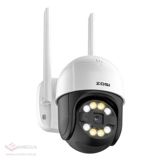 Kamera zewnętrzna IP ZOSI C289 WiFi 3MP Pan Tilt IP66 + karta microSD 32GB