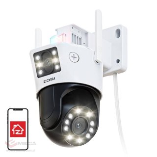 Kamera zewnętrzna IP ZOSI C298 WiFi 6MP dual Pan Tilt IP66