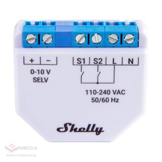 Ściemniacz światła WiFi/Bluetooth Shelly Plus 0-10V Dimmer