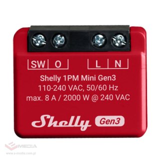 Sterownik Shelly 1PM Mini Gen3