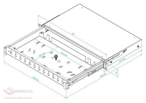 PRZEŁĄCZNICA ŚWIATŁOWODOWA TFSP-19-1U-12S-SC-G STALFLEX