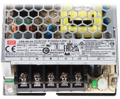 ZASILACZ IMPULSOWY LRS-50-24 MEAN WELL