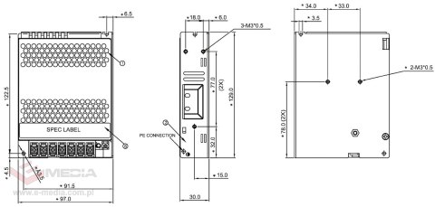 ZASILACZ IMPULSOWY PMT-24V100W2BA Delta Electronics