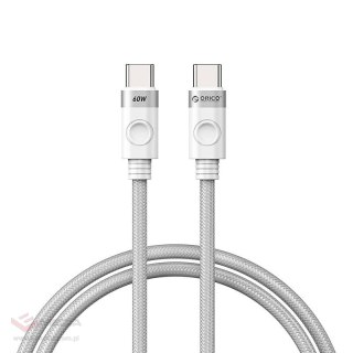 Kabel do ładowania Orico 60W USB-C do USB-C (biały)