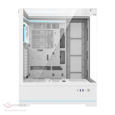 Obudowa komputerowa Darkflash DY450L PRO (biała) + 1 wentylator