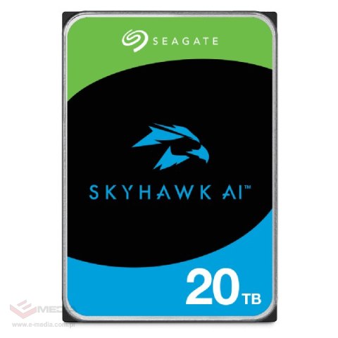 Dysk HDD Seagate SkyHawk AI ST20000VE003 20TB