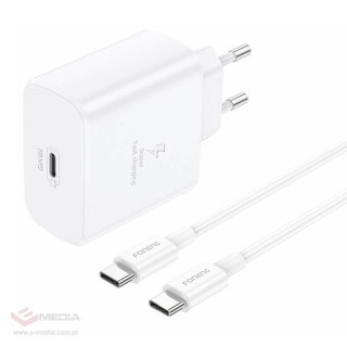 Ładowarka sieciowa Foneng EU62 USB-C 45W + kabel USB-C (biała)