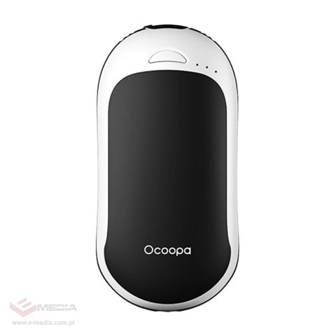 Ogrzewacz do rąk z funkcją powerbanku Ocoopa HotPal PD 5000 mAh, USB-C, biało-czarny