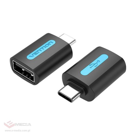 Vention Adapter USB CDTB0, USB-C męski do USB 2.0 żeński (czarny)