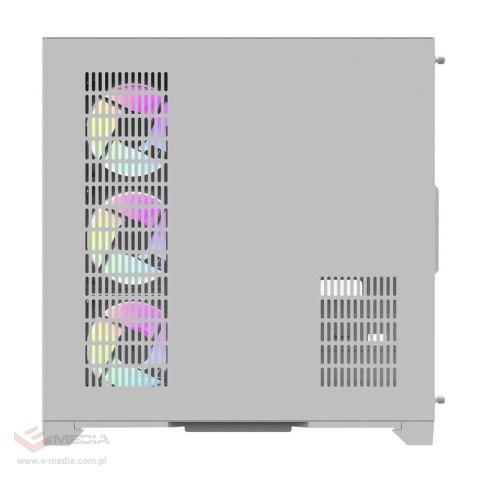 Obudowa komputerowa Darflash FT418 PRO + 7 wentylatory aRGB (biały)
