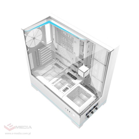 Obudowa komputerowa Darkflash DY450 bez wentylatorów (biała)