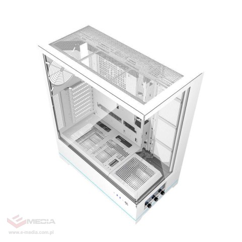 Obudowa komputerowa Darkflash DY451L bez wentylatorów (biała)