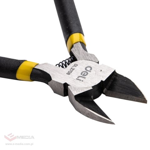 Szczypce tnące boczne Deli Tools EDL2706, 6" (czarne)