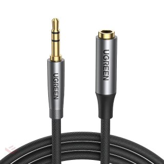 UGREEN AV190 Przedłużacz audio AUX jack 3.5mm, 3m (czarny)