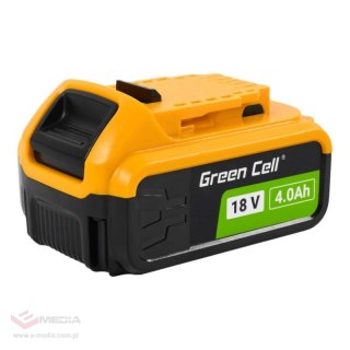 Bateria do elektronarzędzi Green Cell PTDW18V4, DeWalt XR 18V 4Ah DCB182